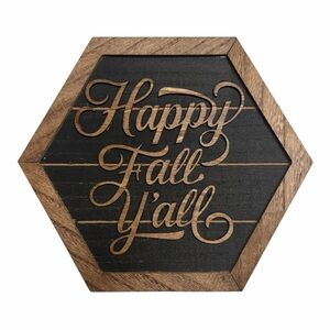 Rustic Black and Brown Fall Farmhouse Style Sign